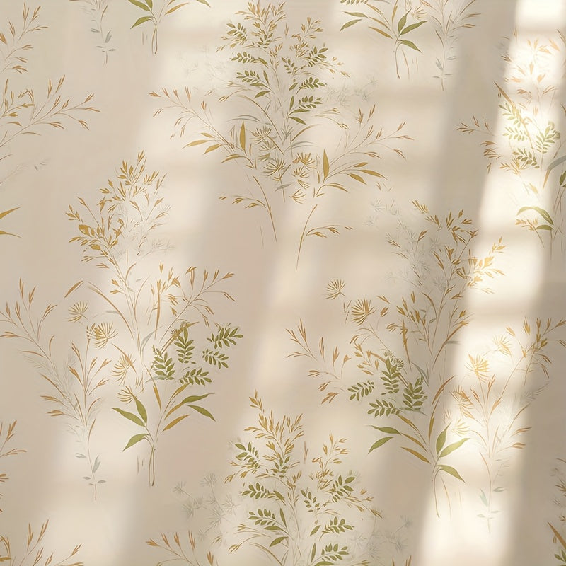 1pc Elegant And Fresh Easy Comfortable Breathable Leaf Printed Bed Sheet (Excluding Pillow Core And Pillowcase)