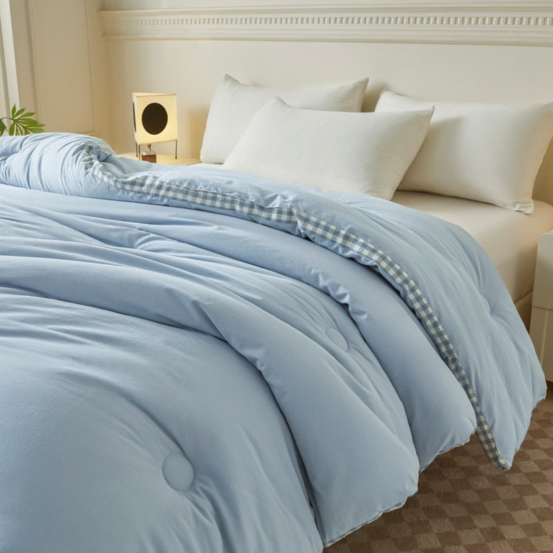 The New Quilt Is High-End, Luxurious, Ultra-Soft, Breathable, And Stress-Relieving. It'S Essential for Creating a Cozy Bedroom, Perfect for Temporary Beds. The Fabric Is Breathable, Ensuring Comfort Without Overheating, Embodying Luxury And Warmth