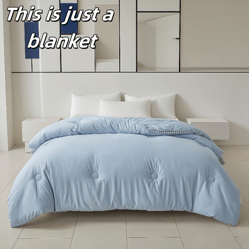 The New Quilt Is High-End, Luxurious, Ultra-Soft, Breathable, And Stress-Relieving. It'S Essential for Creating a Cozy Bedroom, Perfect for Temporary Beds. The Fabric Is Breathable, Ensuring Comfort Without Overheating, Embodying Luxury And Warmth