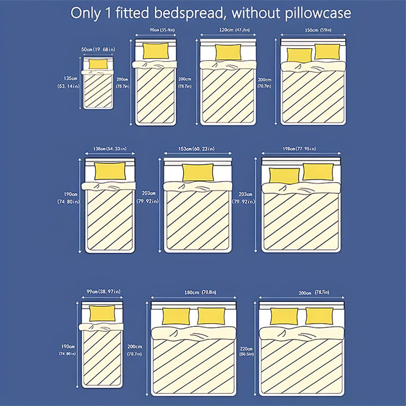 1pc Ginkgo Leaf Pattern Fitted Sheet, Deep Pocket Fitted Sheet, No Pillowcase, Soft Washable Fabric, Comfortable 360° Full Wrap Anti-Slip Mattress Protector for Bedroom, Double Extra Large, Queen Size Bedding, All-Season, Decorative, Machine Washable