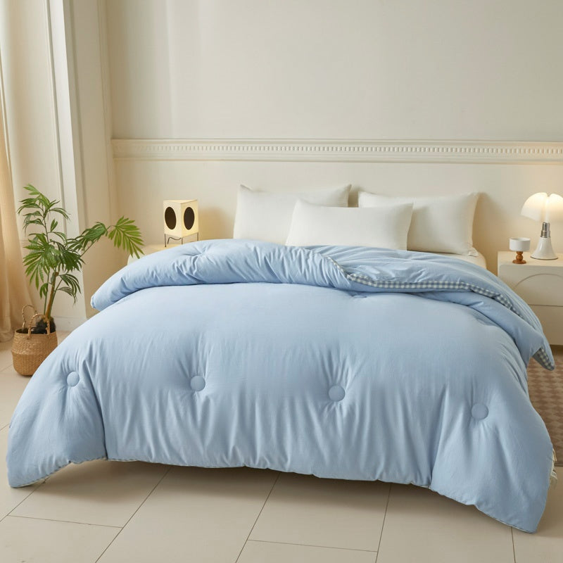 The New Quilt Is High-End, Luxurious, Ultra-Soft, Breathable, And Stress-Relieving. It'S Essential for Creating a Cozy Bedroom, Perfect for Temporary Beds. The Fabric Is Breathable, Ensuring Comfort Without Overheating, Embodying Luxury And Warmth